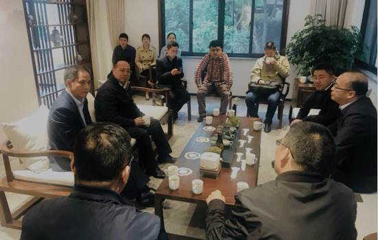 【公司動(dòng)態(tài)】杭州市市委常委、副市長(zhǎng)姚峰一行視察白沙泉并購金融街區(qū)并蒞臨天堂硅谷