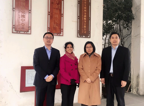 【公司動態(tài)】美國駐上海總領事館經(jīng)濟領事邵藹帝到訪天堂硅谷