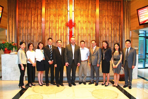 加拿大駐上海總領(lǐng)事一行來天堂硅谷參觀訪問